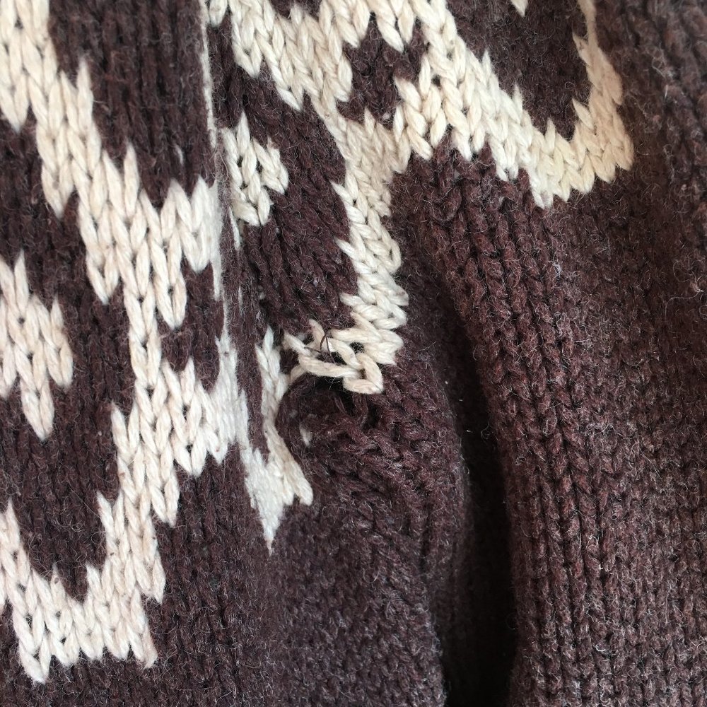 🇨🇦 Vintage Roots knitted long sweater jacket, sz s - Roots Canada - Picture 5 of 6